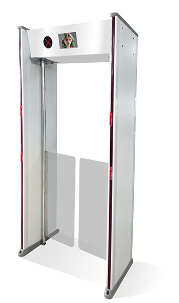 人臉識別測溫安檢門